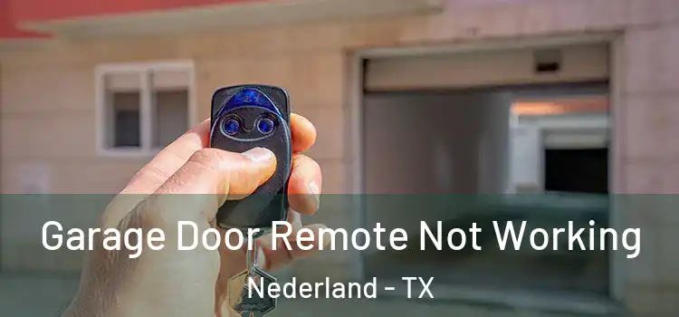  Garage Door Remote Not Working Nederland - TX