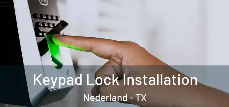  Keypad Lock Installation Nederland - TX